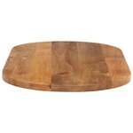 vidaXL Dessus de table 100x40x3 8 cm ovale bois massif de manguier