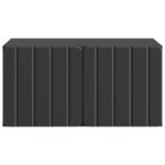 vidaXL Meuble TV mural Noir 59 5 x 41 x 30 cm Bois d'ingénierie
