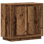 vidaXL Buffet en bois ancien 80x34x75 cm Bois d'ingénierie
