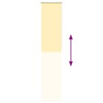 vidaXL Store enrouleur occultant jaune largeur du tissu 35 7 cm