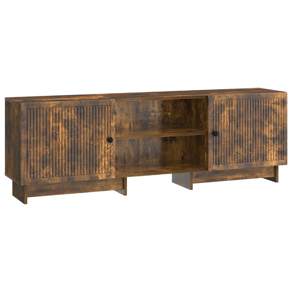 vidaXL Meuble TV Chêne Fumé 150 x 31 x 50 cm Bois d’ingénierie