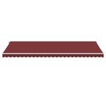 vidaXL Auvent rétractable automatique avec LED bordeaux 600x300 cm