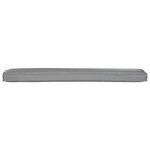 vidaXL Coussin de palette Gris 200 x 40 x 8 cm Tissu Oxford
