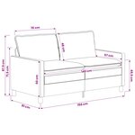 vidaXL Canapé Gris clair 156 x 81 x 87 5 cm Polyester
