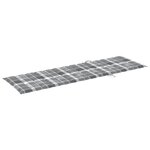 vidaXL Chaise longue pour 2 personnes avec coussins Bambou