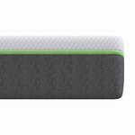 vidaXL Matelas Blanc et Gris 90 x 190 cm Ressort ensaché