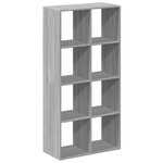 vidaXL Étagère séparatrice de pièce sonoma gris 69 5x29x137 5 cm