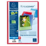Protège-documents En Polypropylène Semi Rigide Kreacover® Chromaline 40 Vues - A4 - Couleurs Assorties - Exacompta