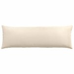 vidaXL Coussins de canapé 2 Pièces Beige 120 x 40 cm tissu