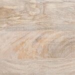 vidaXL Buffet Blanc 60 x 33 x 75 cm bois de manguier massif