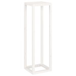 vidaXL Ensemble de supports pour plantes 3Pièces Blanc Bois de pin massif