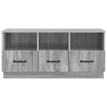 vidaXL Meuble TV Sonoma gris 102 x 34 5 x 47 cm Bois d'ingénierie