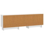vidaXL Meuble TV Blanc Brillant 150 x 31 x 50 cm Bois d’ingénierie