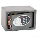 Coffre-fort VELA électronique 8 5 L Dim interne H195xL305xP180 mm Gris Graphite PHOENIX