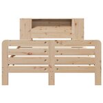vidaXL Cadre de lit sans matelas 120x190 cm bois de pin massif