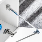 vidaXL Ensemble mural pour TV 5 Pièces avec lumières LED Noir brillant