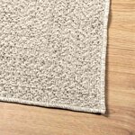 vidaXL Tapis ZIZUR crème 240x240 cm aspect de jute intérieur extérieur