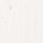 vidaXL Tête de lit blanc 105 5x4x100 cm bois massif de pin