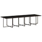 vidaXL Ensemble à manger de jardin et coussins 17 Pièces marron rotin