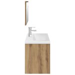 vidaXL Ensemble de meubles salle de bain 3 Pièces bois d'ingénierie