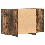 vidaXL Buffet Chêne fumé 120 x 41 x 75 cm Bois d'ingénierie