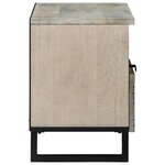 vidaXL Unites TV avec tiroir Blanc 80 x 33 x 46 cm Bois d'ingénierie