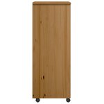 vidaXL Armoire roulante avec tiroirs MOSS bois de pin marron miel