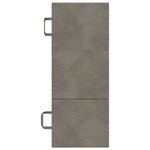 vidaXL Canapé-lit pliable 75 x 67 x 45 cm Gris clair