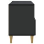 vidaXL Meuble TV 102 x 34 5 x 50 cm Noir Bois d'ingénierie