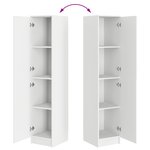 vidaXL Buffet Blanc Bois d'ingénierie Modéré Buffet Rectangulaire