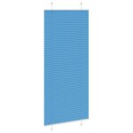 vidaXL Store plissé bleu 100x200 cm largeur du tissu 99 4 cm polyester