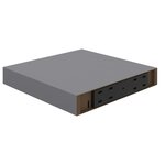 vidaXL Étagère flottante murale gris 23x23 5x3 8 cm MDF