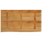 vidaXL Dessus de table à bord vivant 120x60x2 5cm bois massif manguier