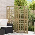vidaXL Écran d'intimité extérieur Pliant 5 Pièces Marron 200 x 180 cm