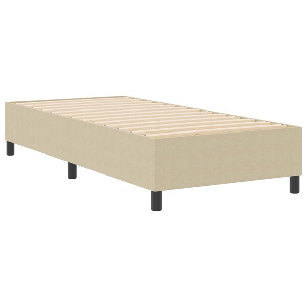vidaXL Cadre de lit plateforme Vert gris 80 x 200 cm