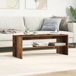 vidaXL Meuble TV vieux bois 100x40x40 cm bois d'ingénierie