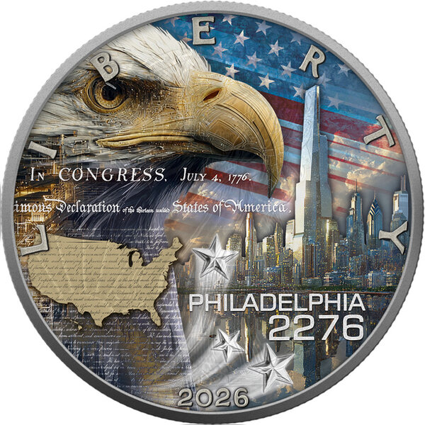 Monnaie FUTURE American Independence 1 Oz Argent 1$ USA 2026