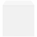 vidaXL Meuble TV Blanc 100 x 40 x 40 cm Aggloméré