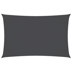 vidaXL Voile de parasol tissu oxford rectangulaire 3x6 m anthracite