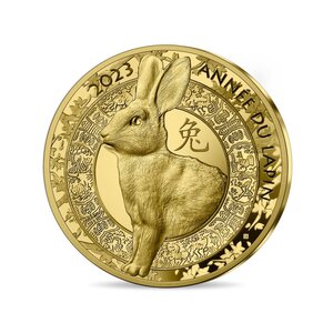 Année du Lapin Monnaie de 50€ 1/4 oz Or