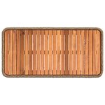 vidaXL Ensemble de salle à manger pour jardin 4 Pièces Beige et crème