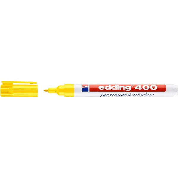 Marqueur Permanent 400 Jaune Pointe Fine 1 mm EDDING