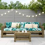 vidaXL Repose-pied de jardin 62x30x32 cm bois de pin imprégné