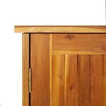 vidaXL Armoire de jardin 75x35x70 cm bois massif d'acacia