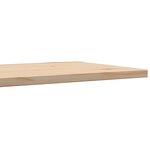 vidaXL Dessus de table 2 Pièces 90x45x2 5cm rectangulaire bois pin massif