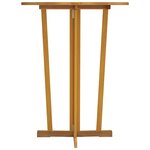 vidaXL Table de bar 90x65x105 cm Bois de teck solide