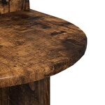 vidaXL Table de chevet 2 pc Chêne fumé 40 x 35 5 x 45 5 cm
