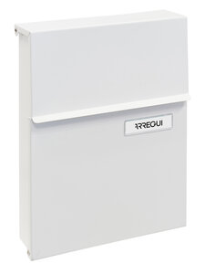 Boîte aux Lettres Acier  Line E6801  Serrure Protégée  Anti-pluie  Blanc