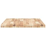 vidaXL Dessus de table rectangulaire 80x70x4 cm bois massif d'acacia