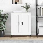vidaXL Buffet blanc 69 5x34x90 cm bois d'ingénierie